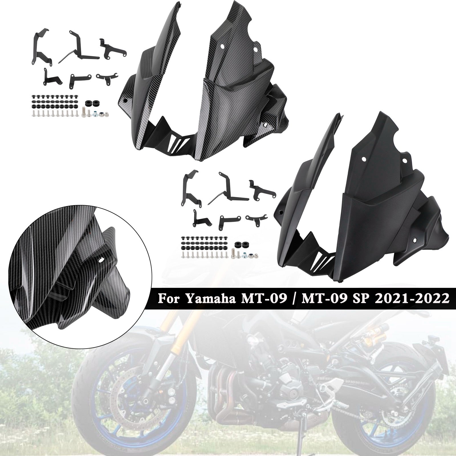 2021-2023 Yamaha MT-09 / SP Ermax Belly Pan Lower Engine Side Fairing