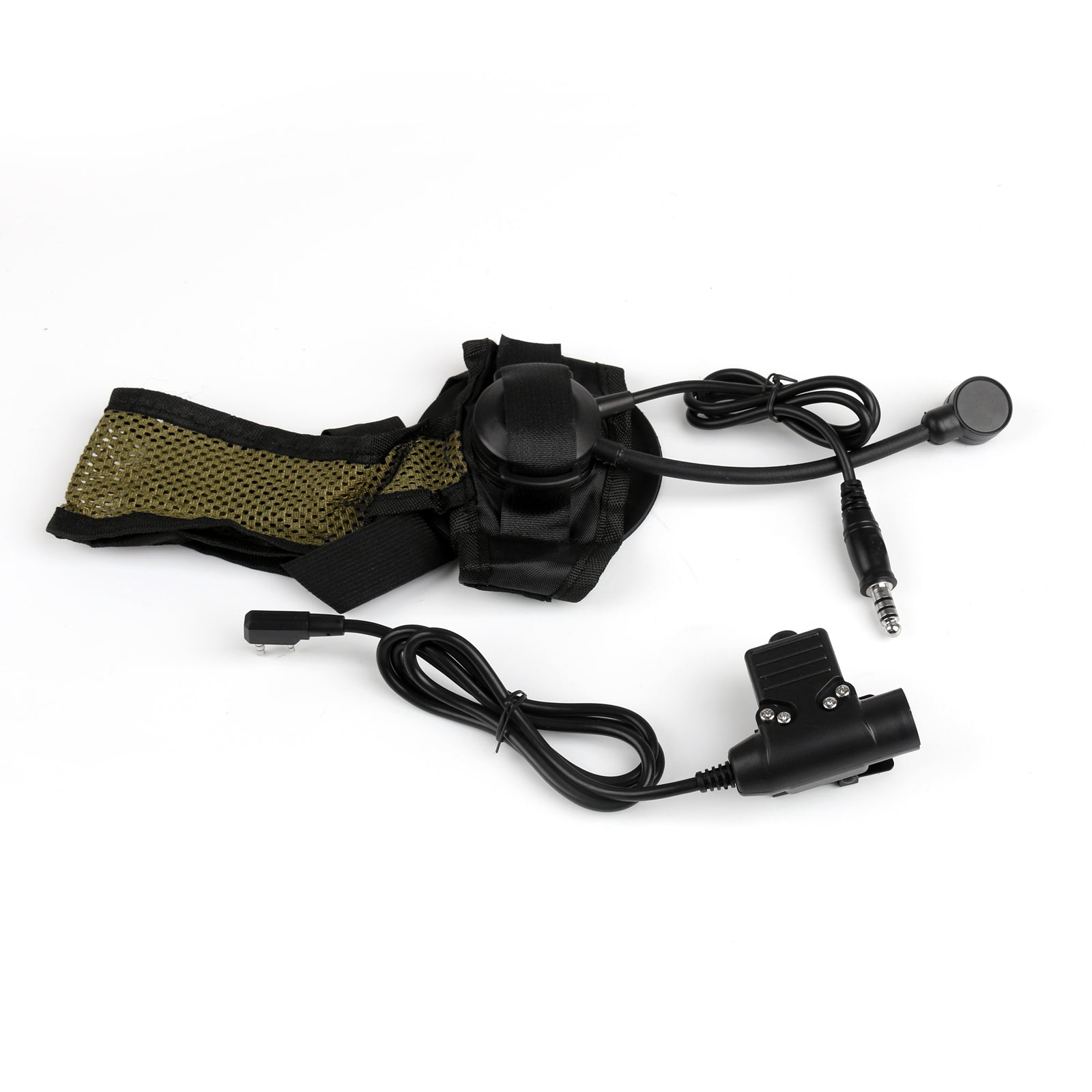 HD-02 Z-Tactical Bowman Elite II Headset U94 PTT For Kenwood BaoFeng Radio