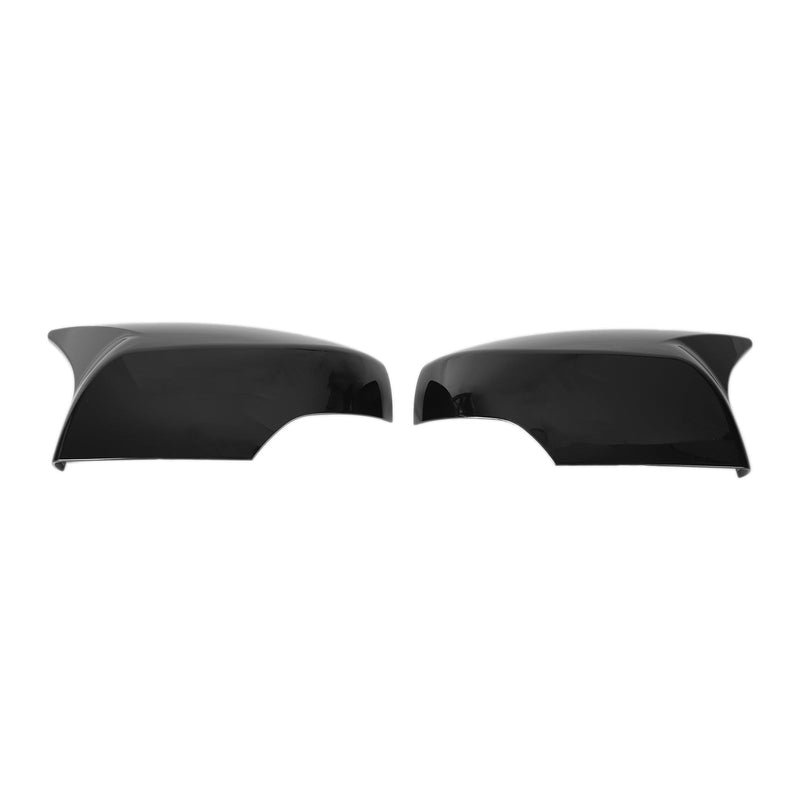 Cubierta de espejo retrovisor de cuerno de buey de reacondicionamiento negro brillante para Subaru Forester 14-18 genérico