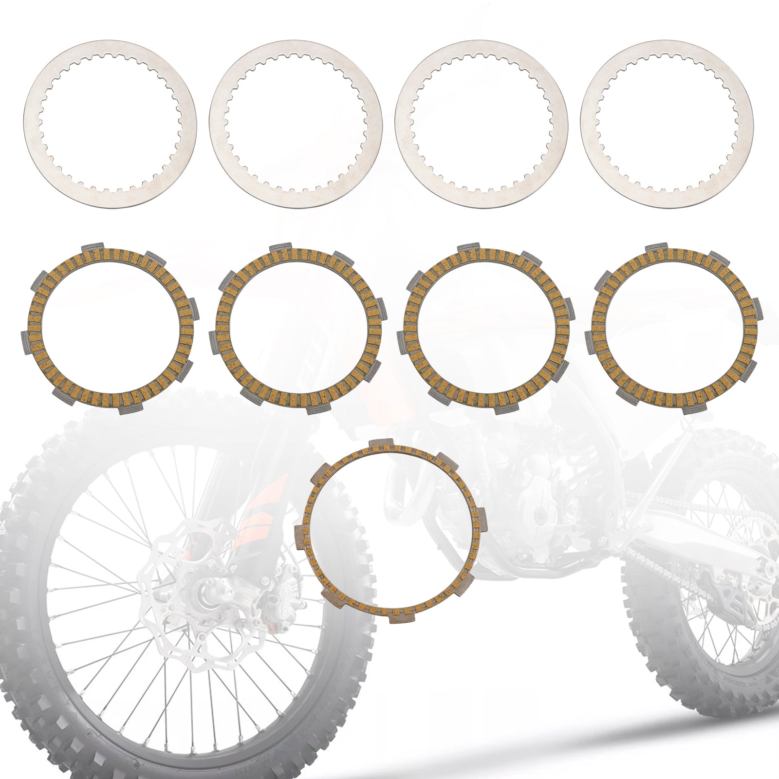 90132011000 / 90132211000 RC125 2014-2022 Clutch Friction Plate Kit Set