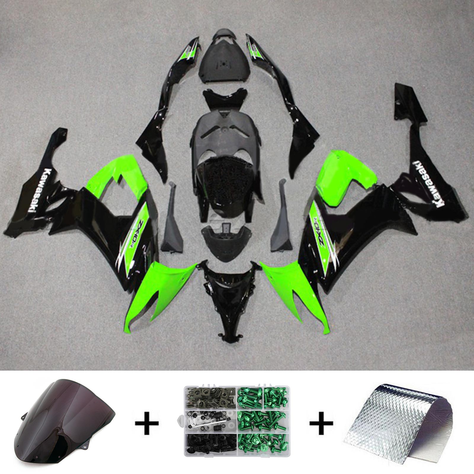 Kawasaki ZX10R 2008-2010 Fairing Kit Bodywork Plastic ABS