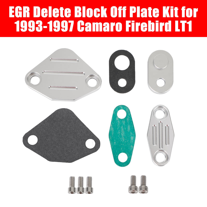 1993-1997 Camaro Firebird LT1 EGR Eliminar Block Off Plate Kit