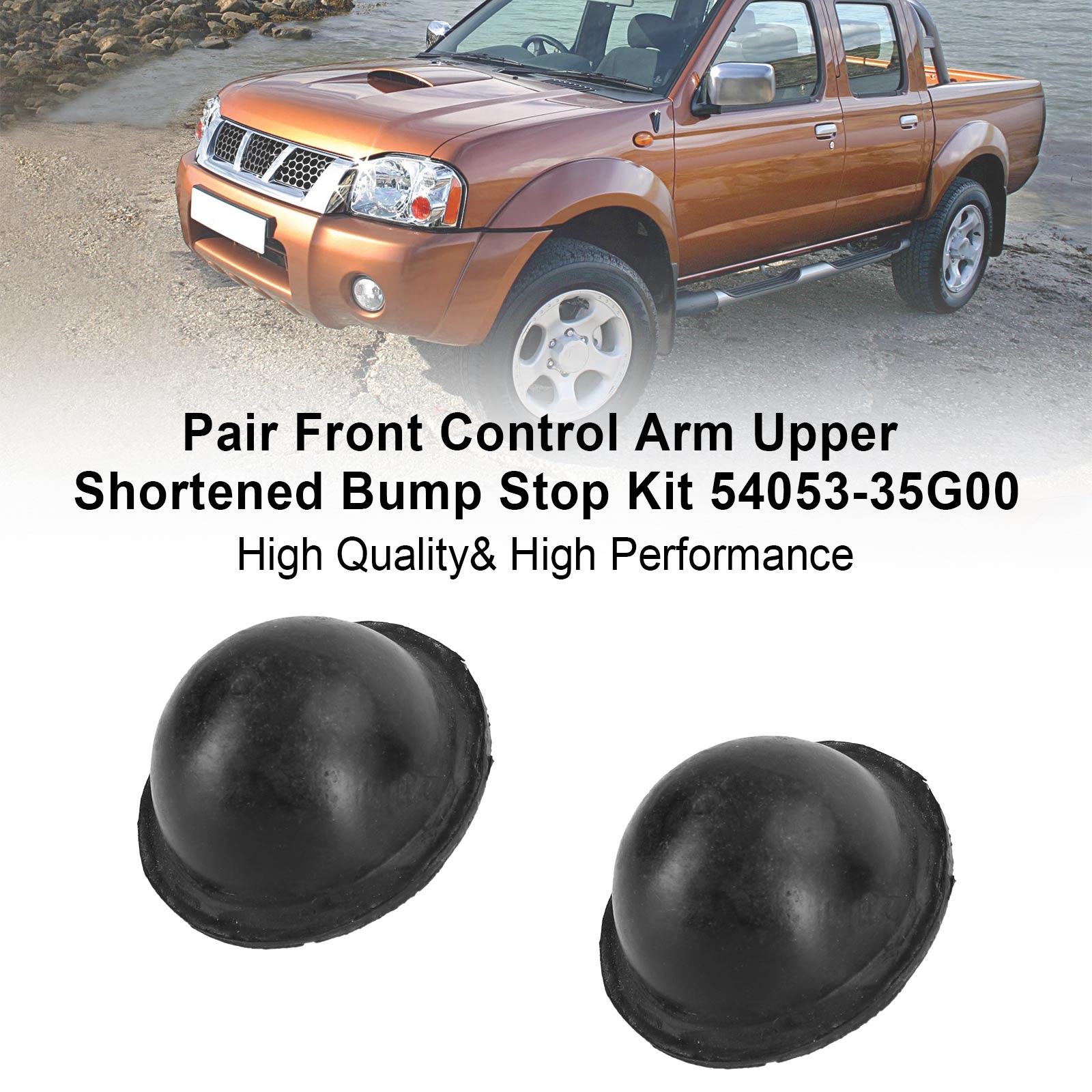 Par de brazo de control delantero superior acortado Bump Stop Kit para Navara D22 4WD&amp;RWD genérico