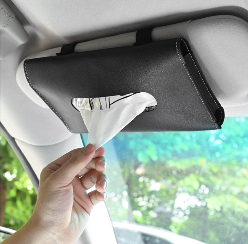 Sun Visor Napkin Holder Visor Tissue Holder Tissue Case For Car Tissue Holder B Generic