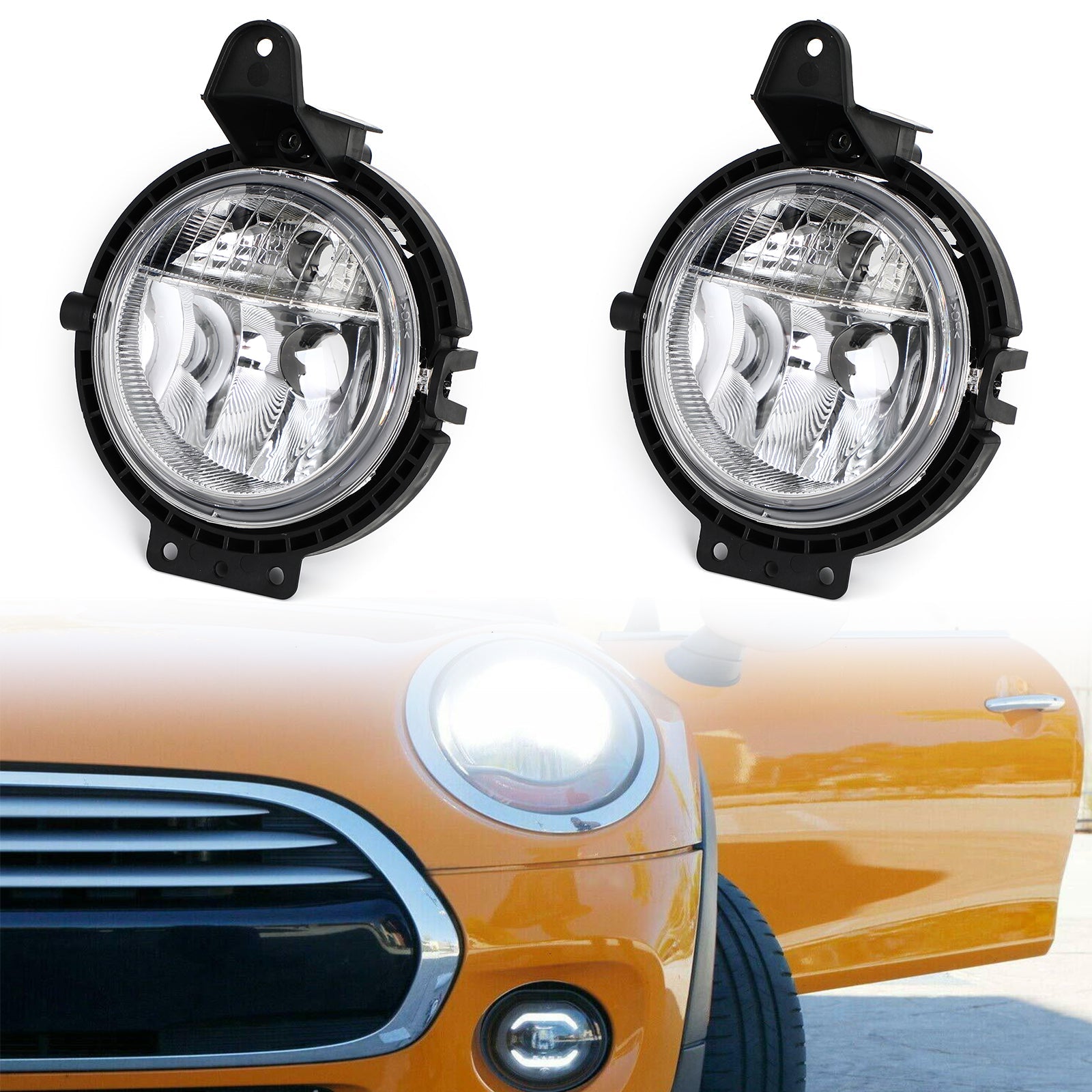 Par de luces antiniebla delanteras izquierda y derecha para Mini R55 R56 R57 R58 Cooper 2007-2015 Generic