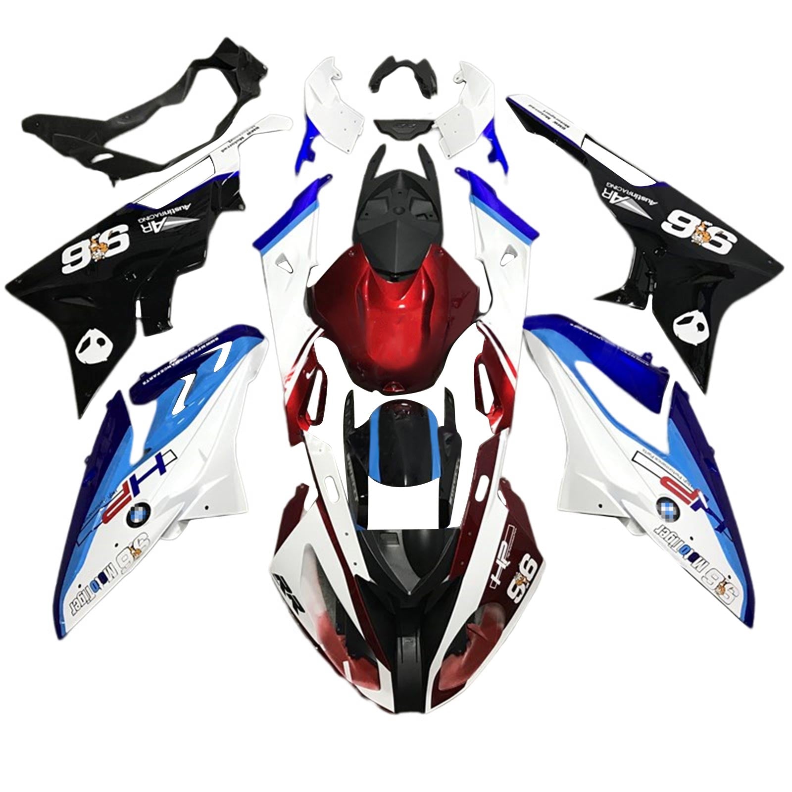 مجموعة هدايا BMW S1000RR 2015-2016 من اموتوبارت هيكل السيارة بلاستيك ABS