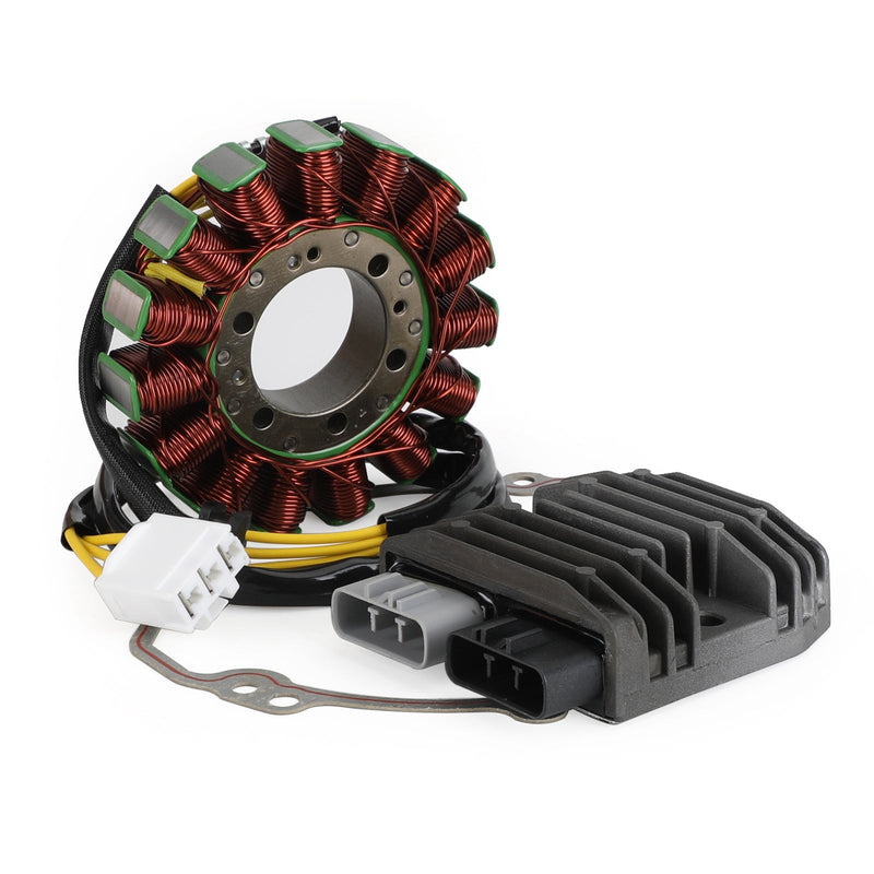 Estator magnético + rectificador de voltaje + junta para Kawasaki ZZR1400 ZX14 ZX14R 06-2021 genérico