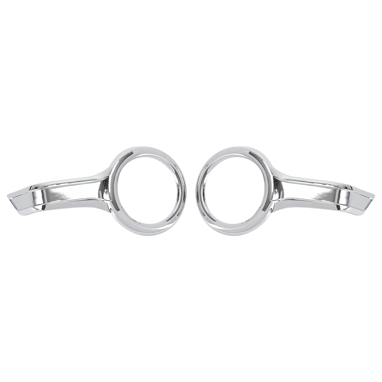 Chrome Fog Light Trim Rings Case for HONDA Goldwing GL1800 F6B 2018-2021 Generic