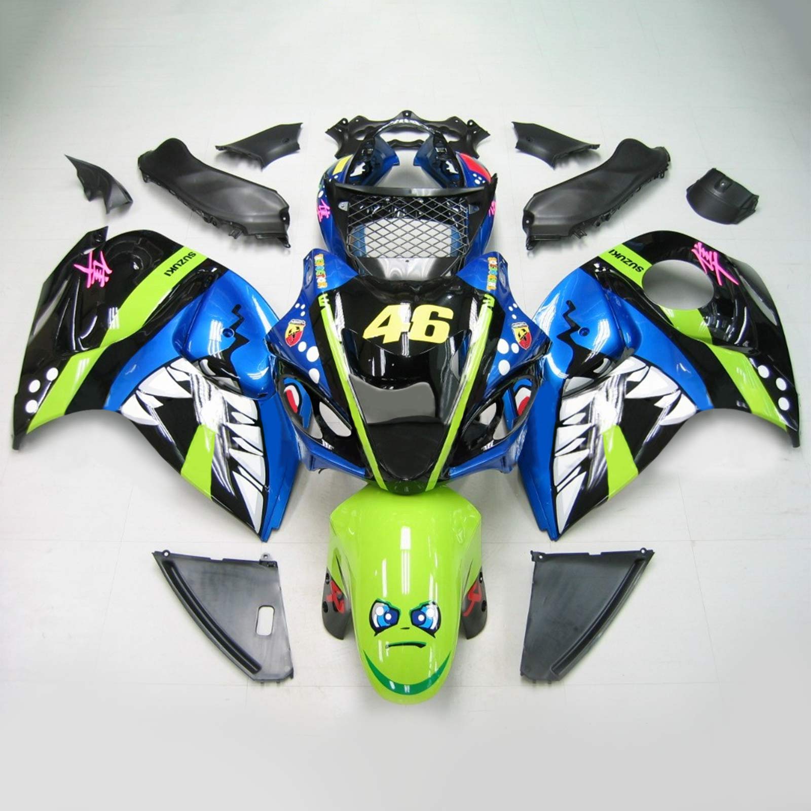 Suzuki Hayabusa GSXR1300 2008-2020 Fairing Kit Bodywork Plastic ABS