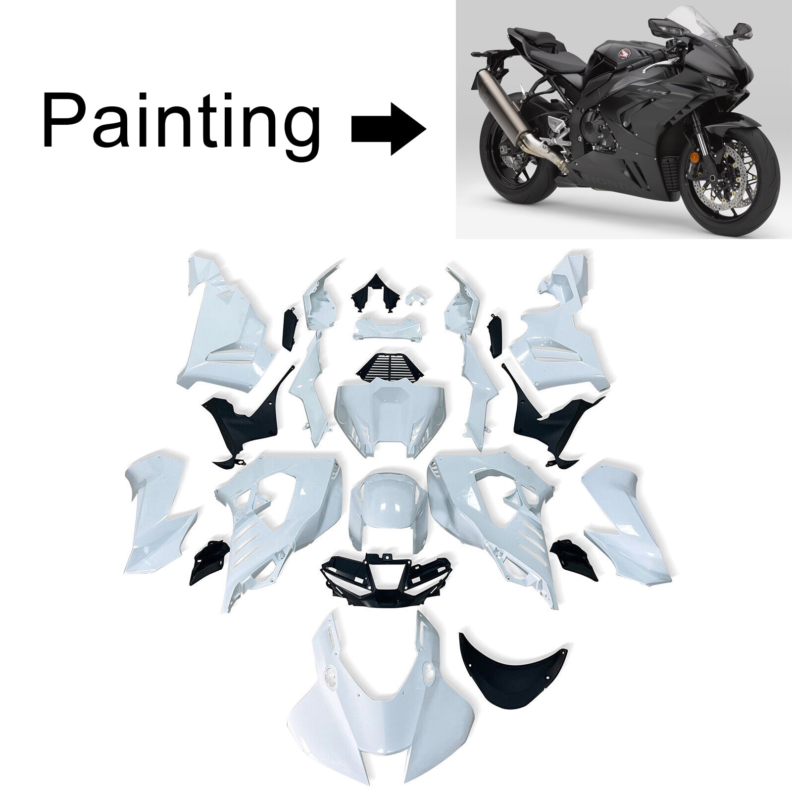 Honda CBR1000RR-R 2020-2023 Fairing Kit Bodywork Plastic ABS