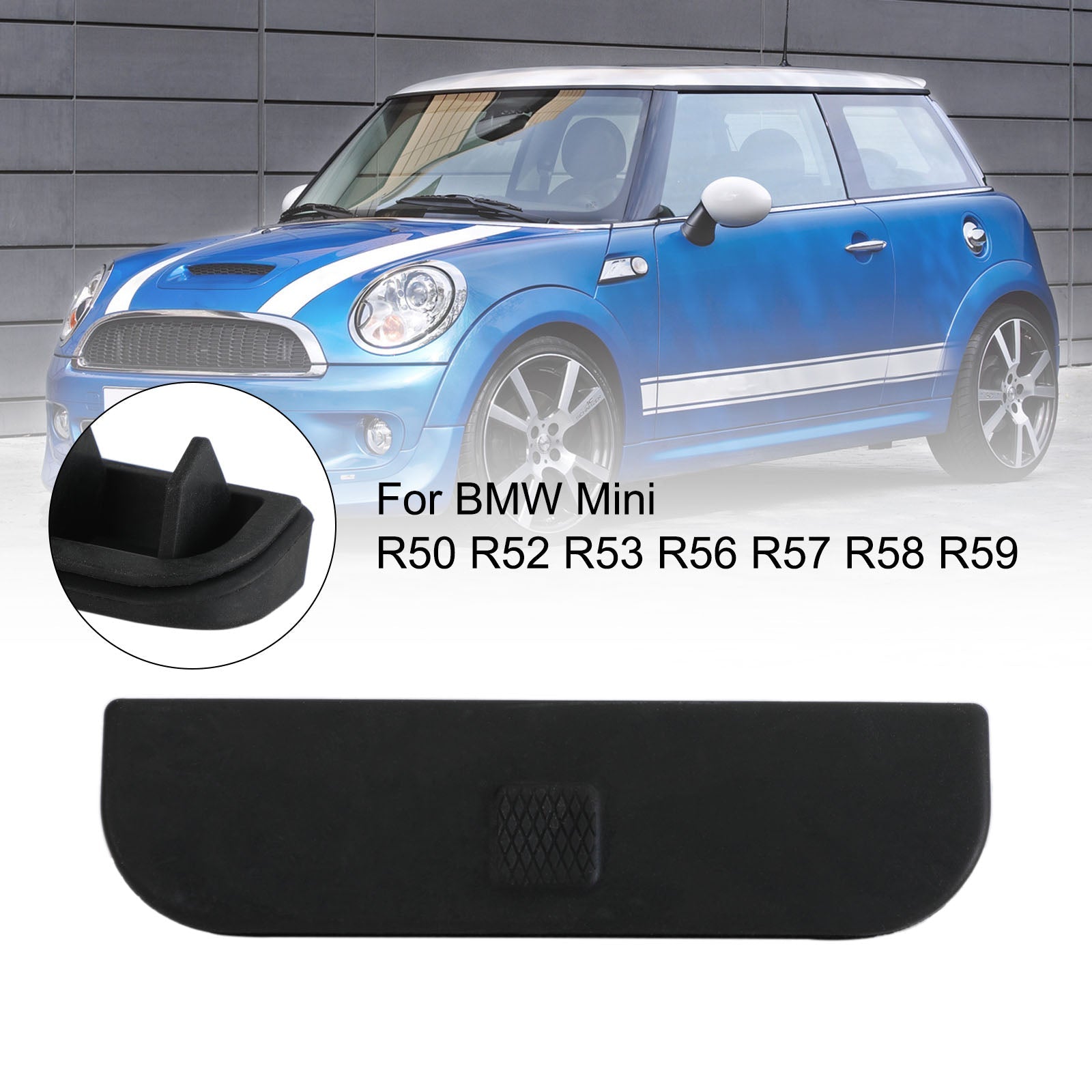 الباب الخلفي التبديل غطاء مطاطي وسادة مقبض صالح BMW Mini R52 R53 R56 R57 R58 R59