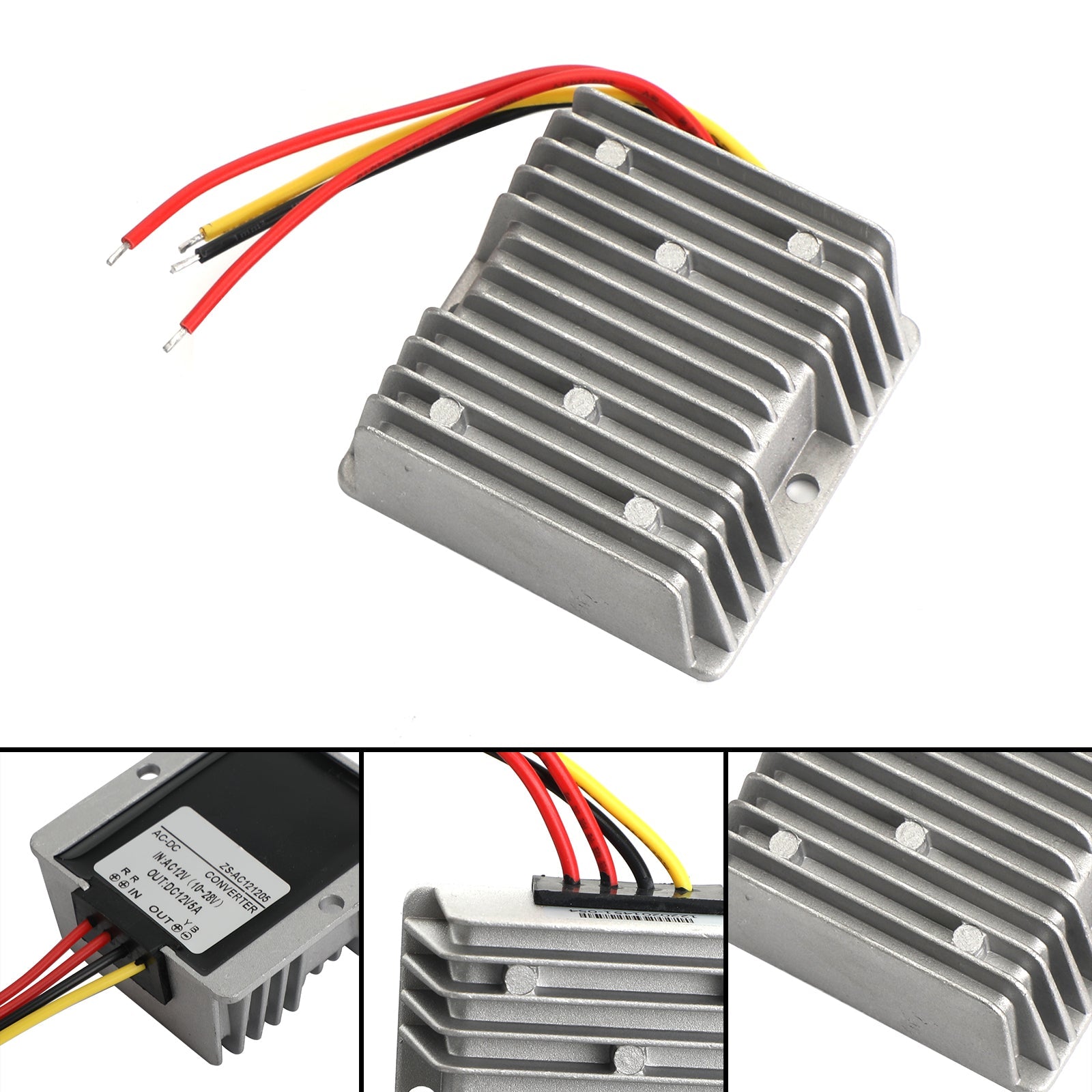 AC12V To DC12V 5A Waterproof Power Converter Power Adapter Transformer Module