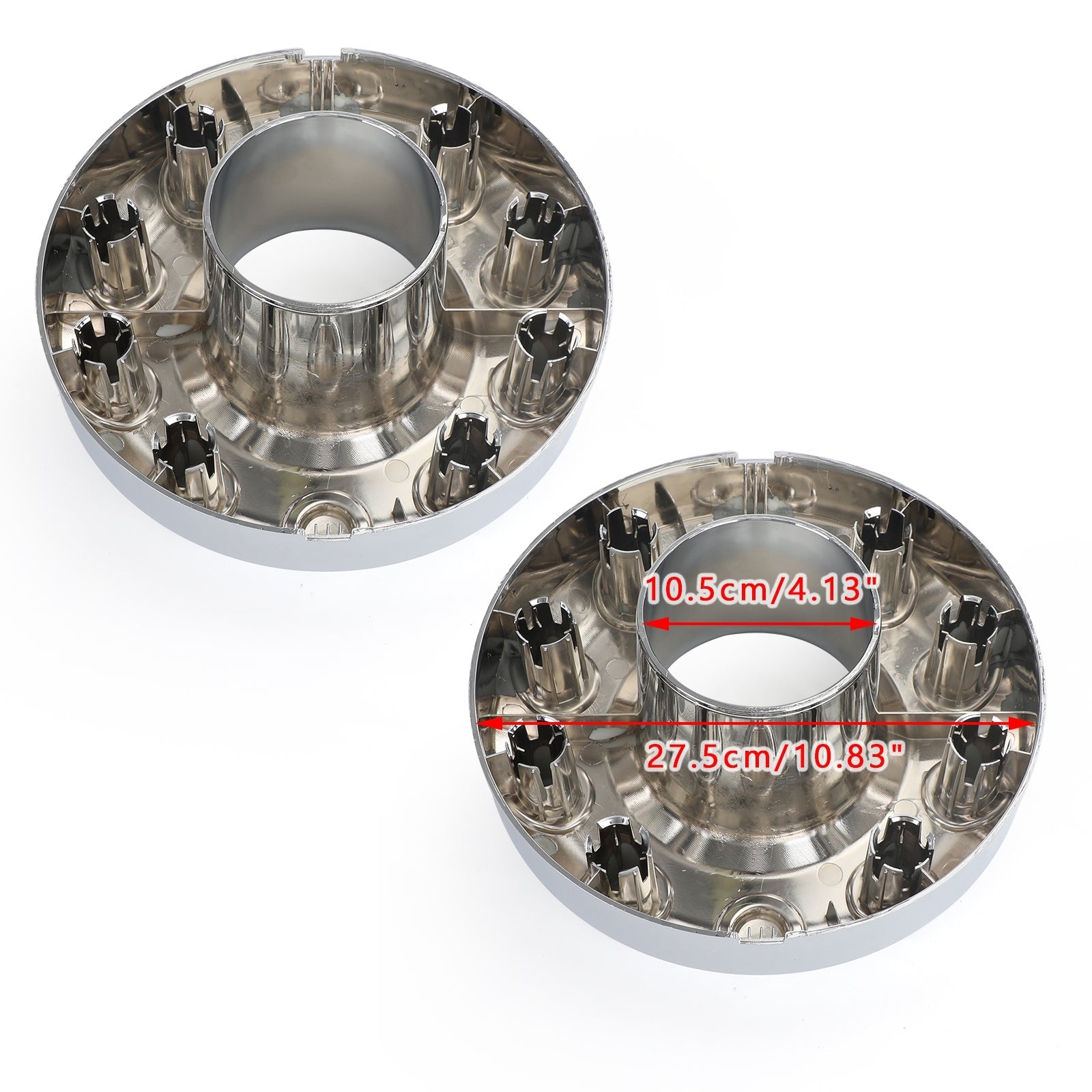 Wheel Center Hub Caps For Ford F450 F550 05-17 Super Duty Dually 10 Lug Wheel Generic