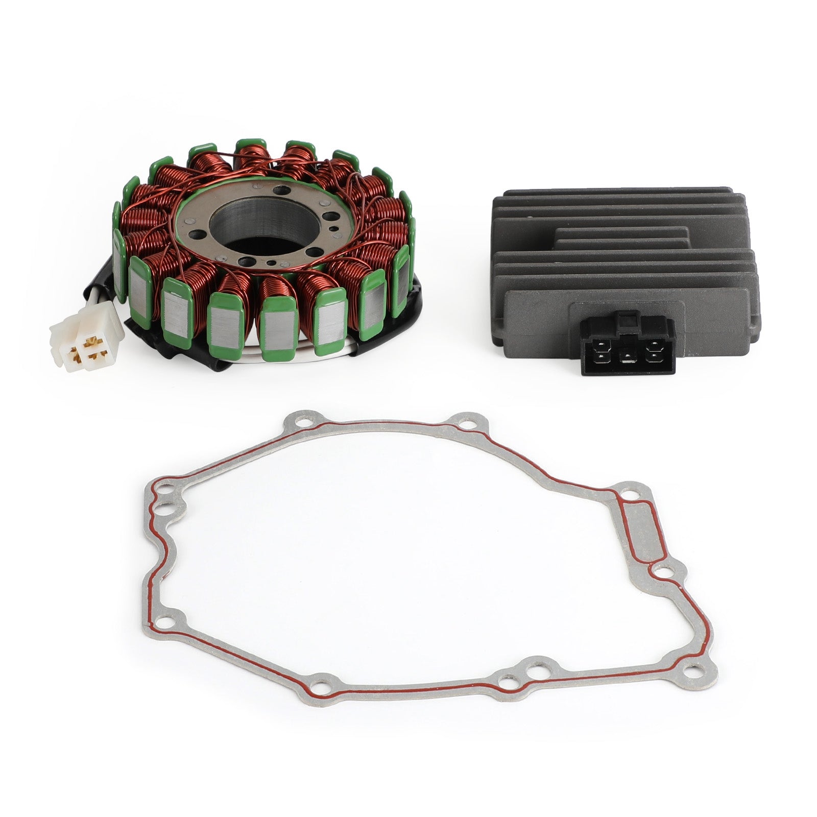 Yamaha YZF R6 YZF-R6 R6S 2003-2005 Magneto Stator+Voltage Rectifier+Gasket Fedex Express Generic