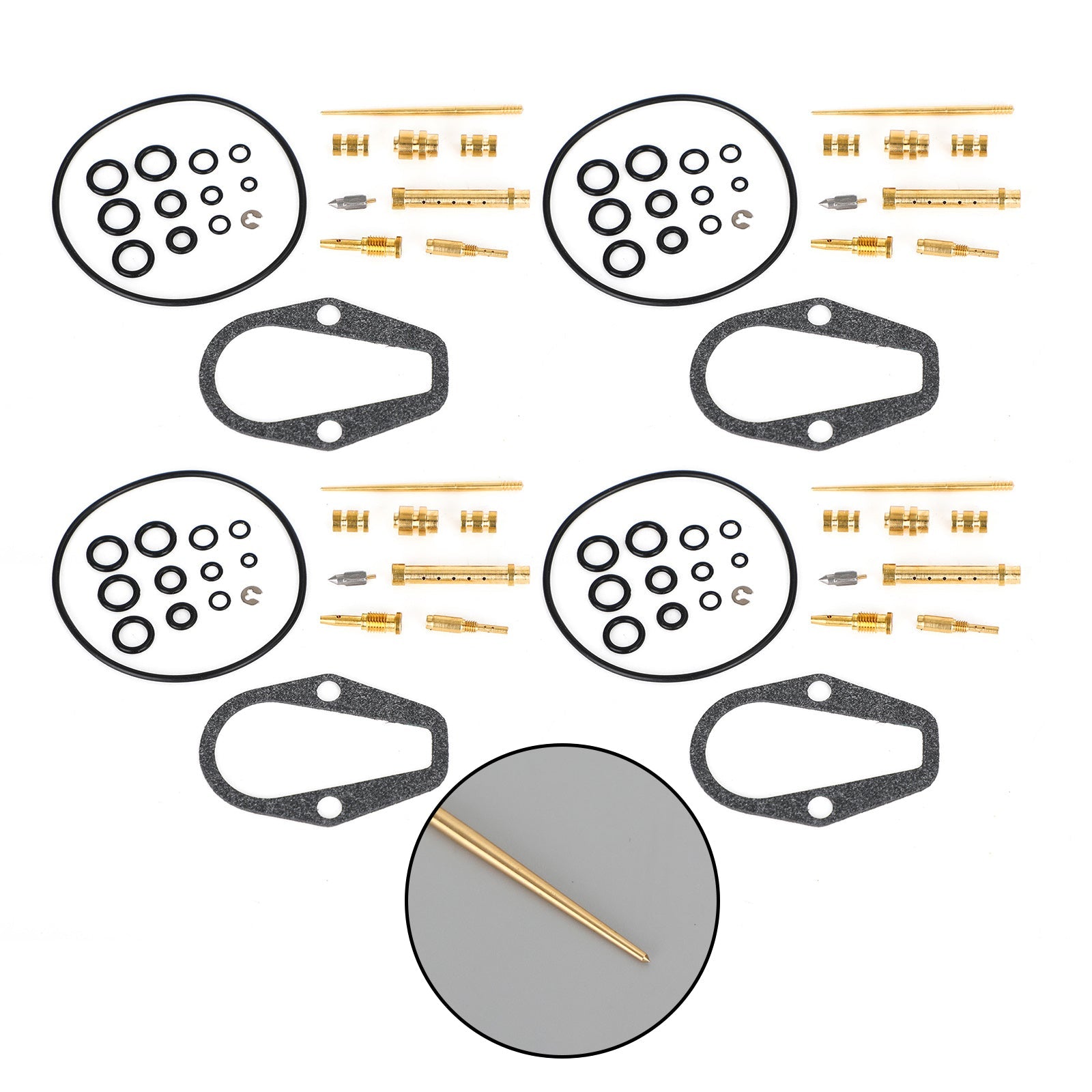 4X Carburetor Carb Rebuild Kit for HONDA CB500 CB500K Four 1971-1973