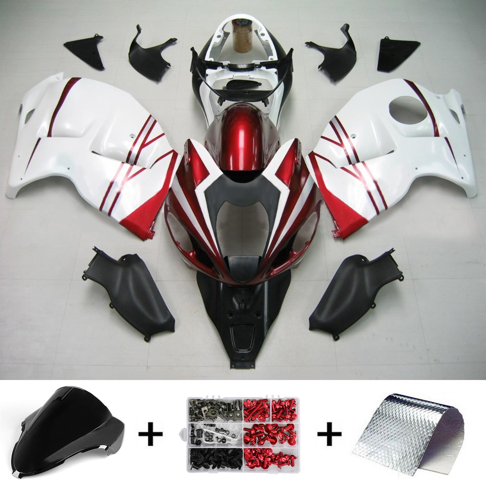 Suzuki Hayabusa GSXR1300 1999-2007 Fairing Kit Bodywork Plastic ABS