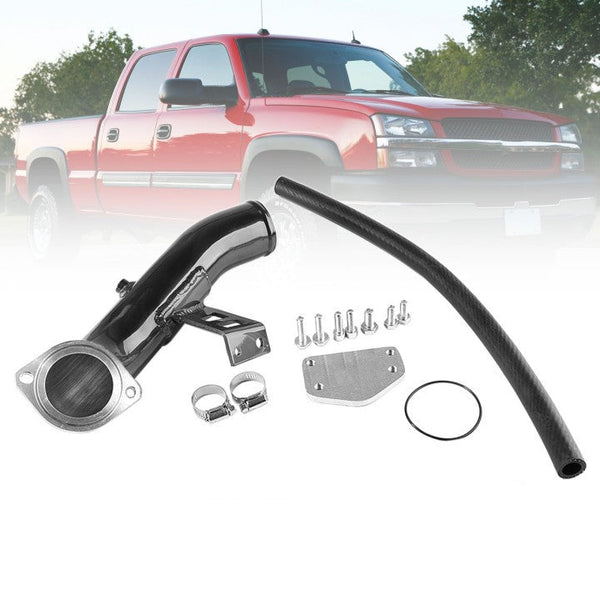 EGR Delete Kit with High Flow Intake Elbow Fir for Chevrolet GMC 04-05