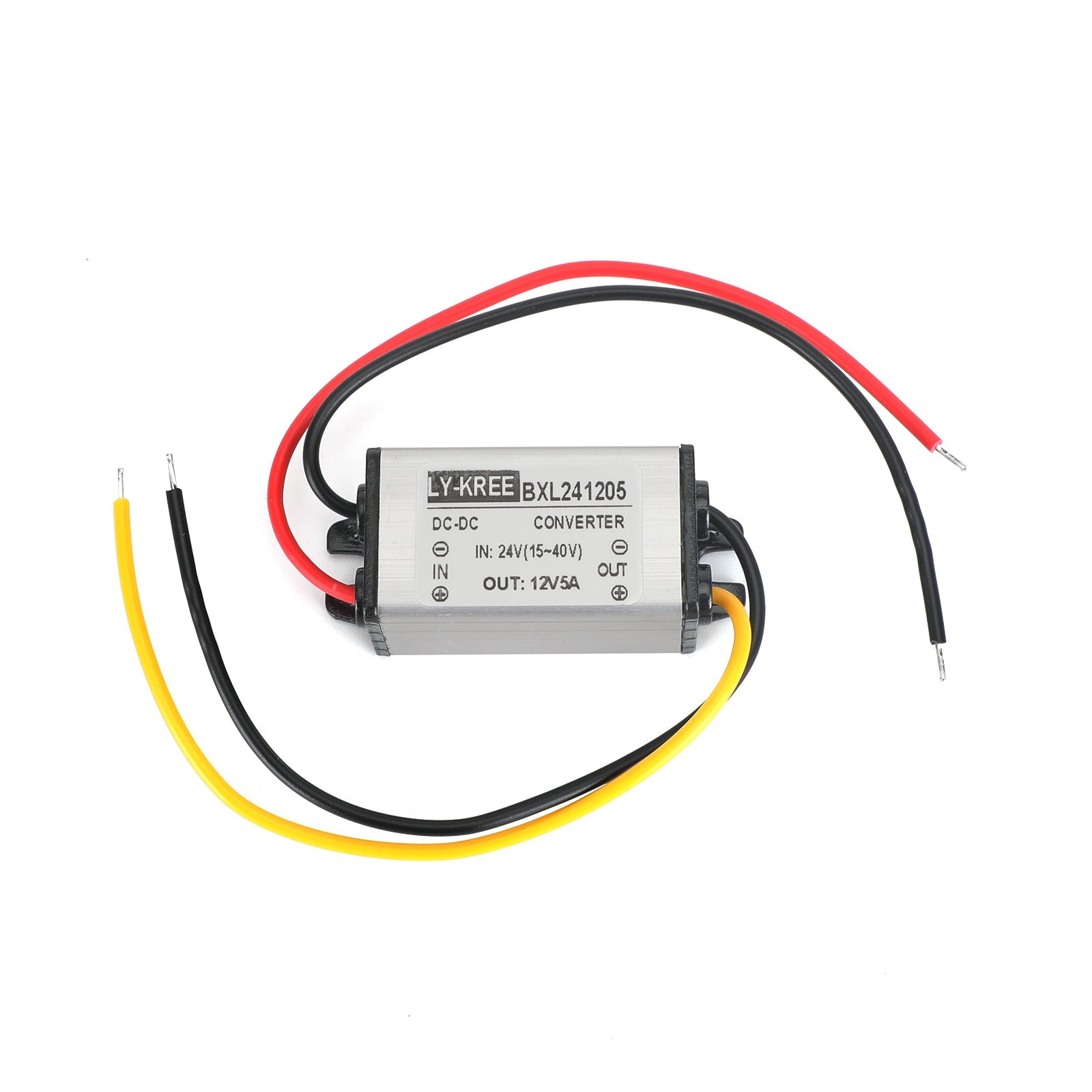 1~5A Convertidor DC/DC a prueba de agua Regulador de fuente de alimentación 12V/24V Reducir a 5V