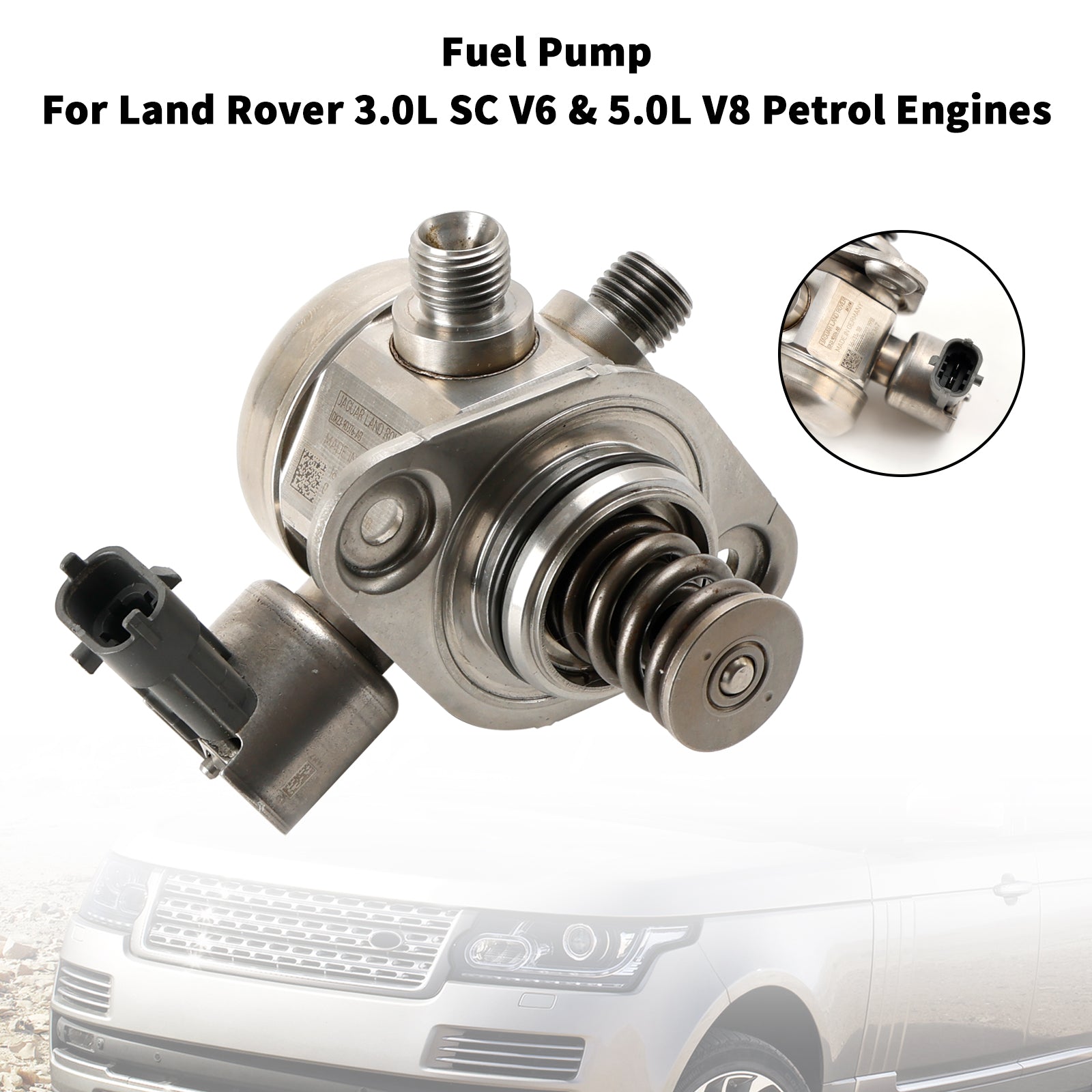 High Pressure Fuel Pump LR081595 Fit Range Rover Fit Land Rover Fit Jaguar 3.0L