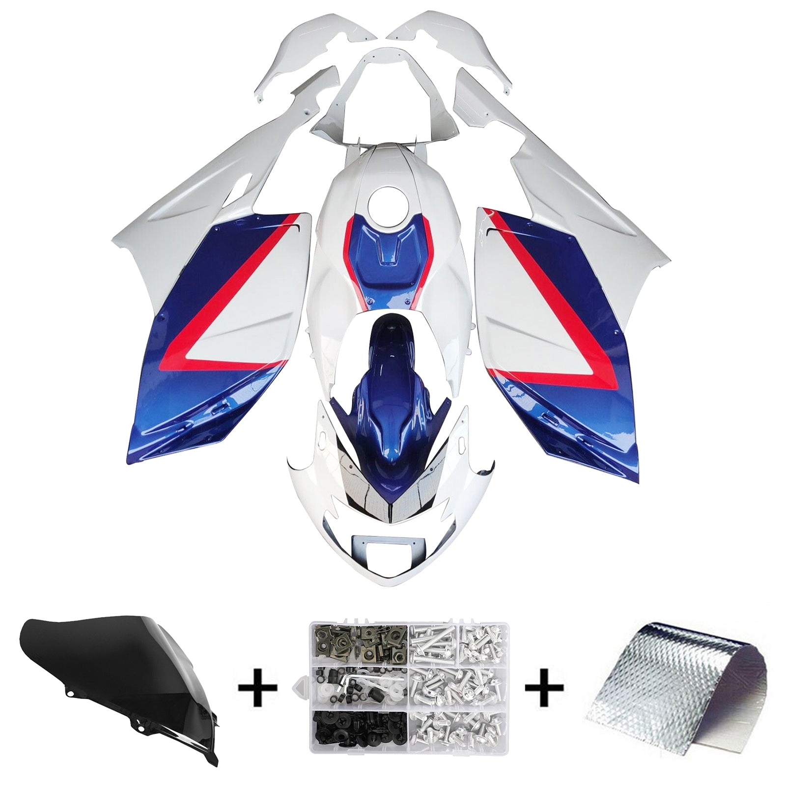 BMW K1200S 2005-2010 Fairing Kit Bodywork Plastic ABS