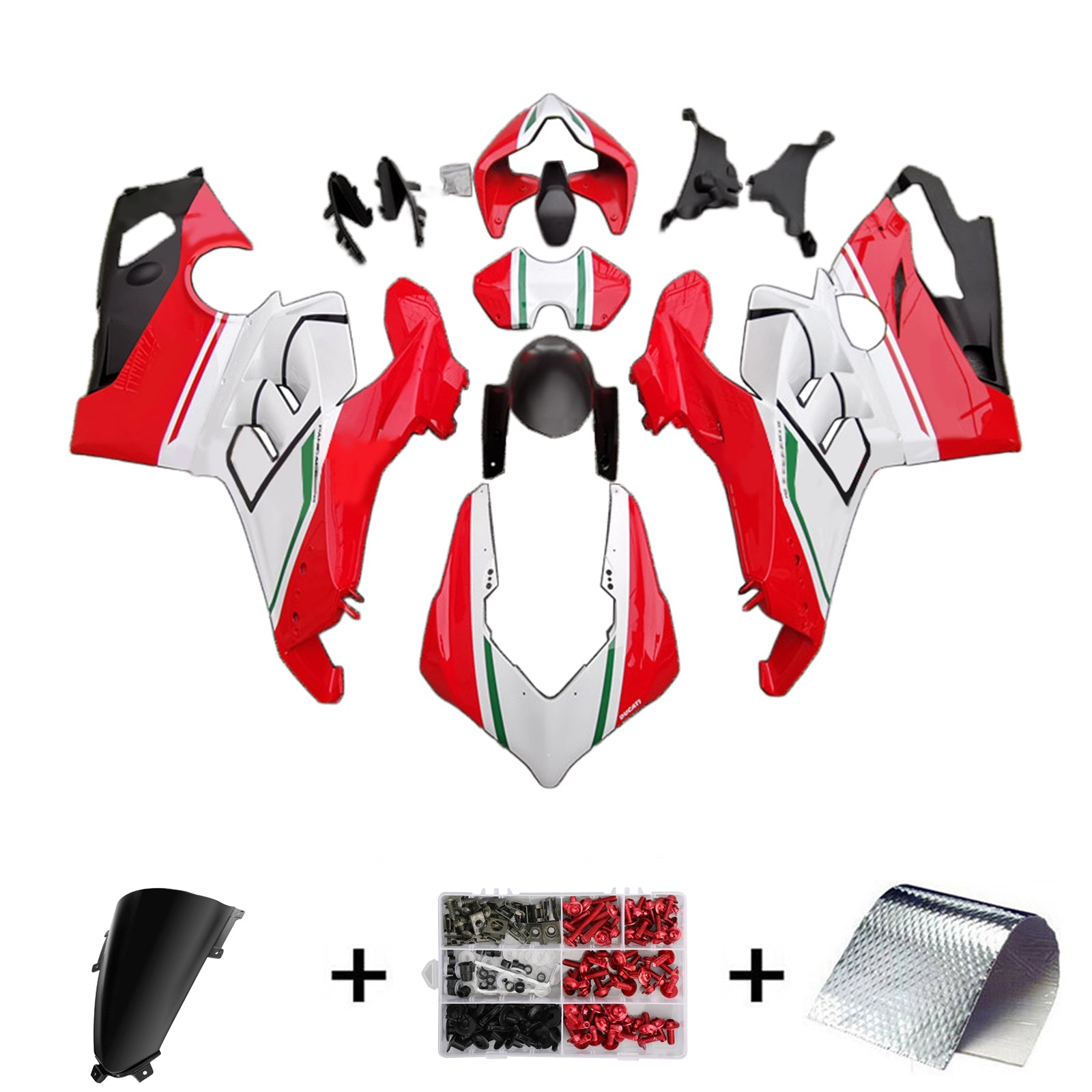 Ducati Panigale V4 V4S V4SP V4R 2020-2022 Fairing Kit هيكل السيارة