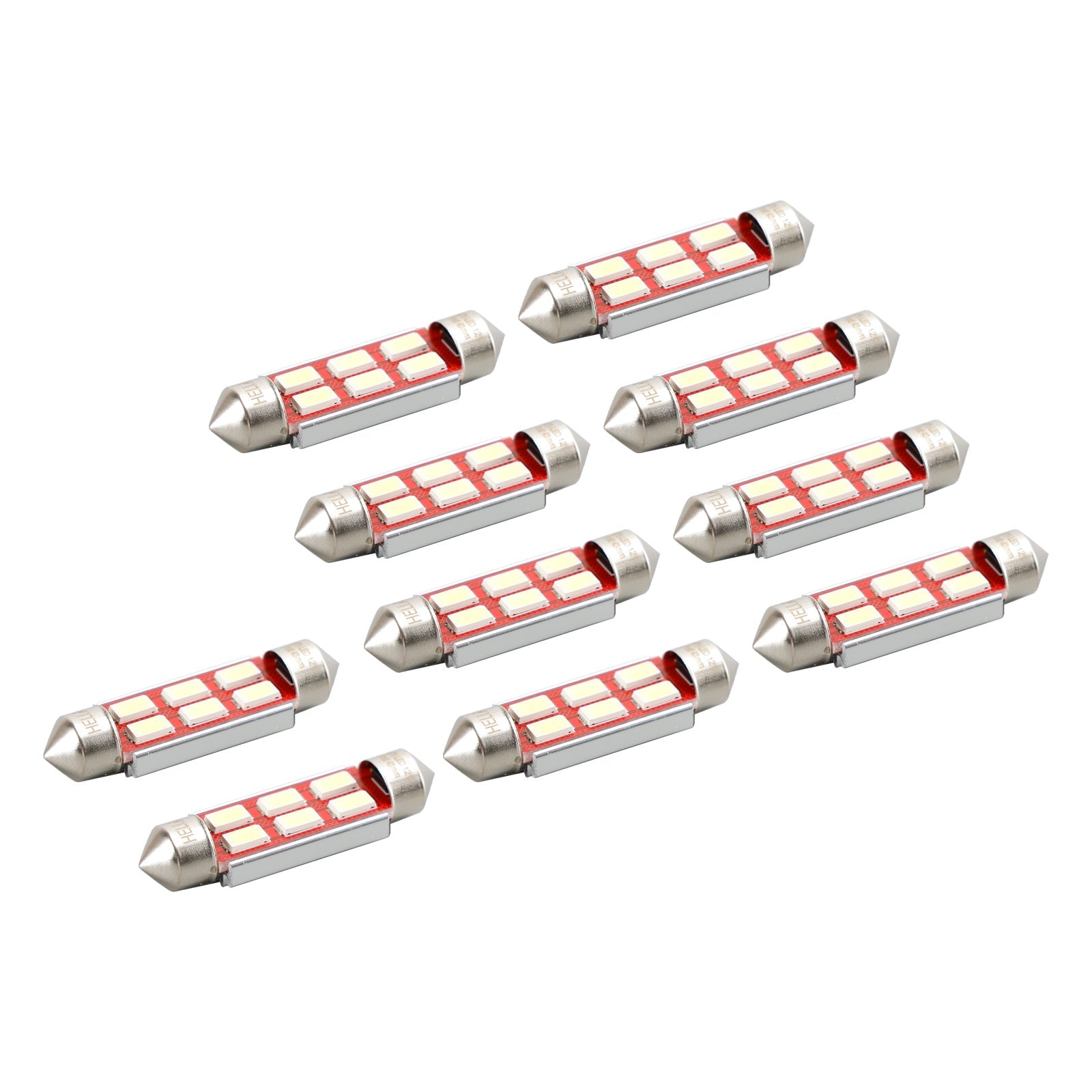 10X For HELLA LED Retrofit 6476W FESTOON 43MM 12V 3W SV8.5-8 6000K