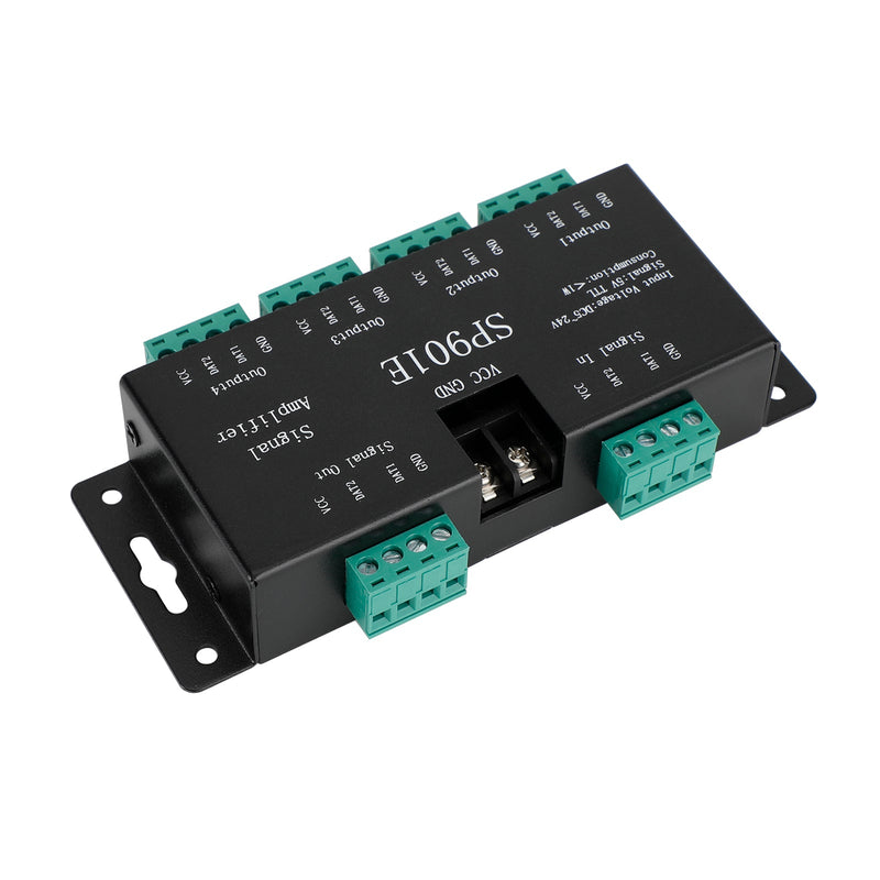 Tira de LED SP901E RGB Amplificador de señal Repetidor Direccionable Programable