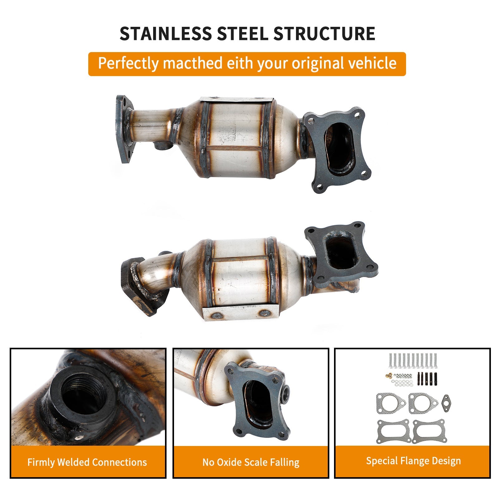 2009-2015 هوندا بايلوت 3.5L 45131 45132 المحولات الحفازة البنك 1 والبنك 2