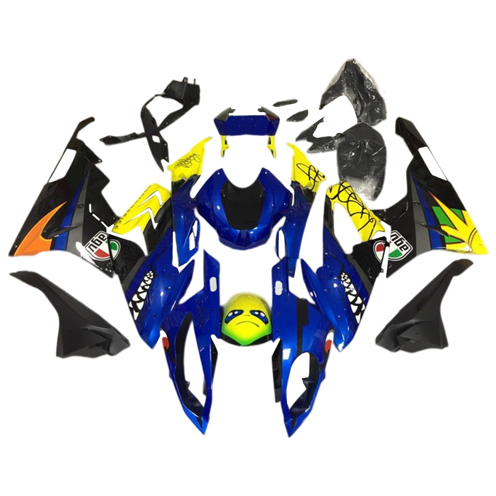 Amotopart BMW S1000RR 2015-2016 Kit Carenado Carrocería Plástico ABS