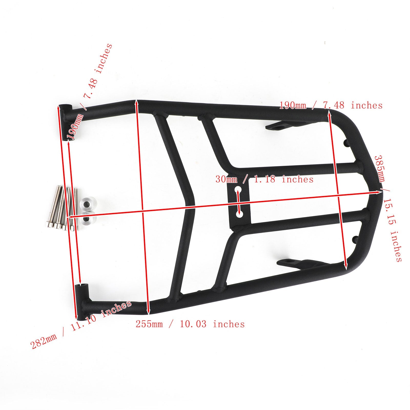 Rear Luggage Cargo Rack Fit for Honda CRF250L CRF250M CRF250 Rally 2012-2020 Generic