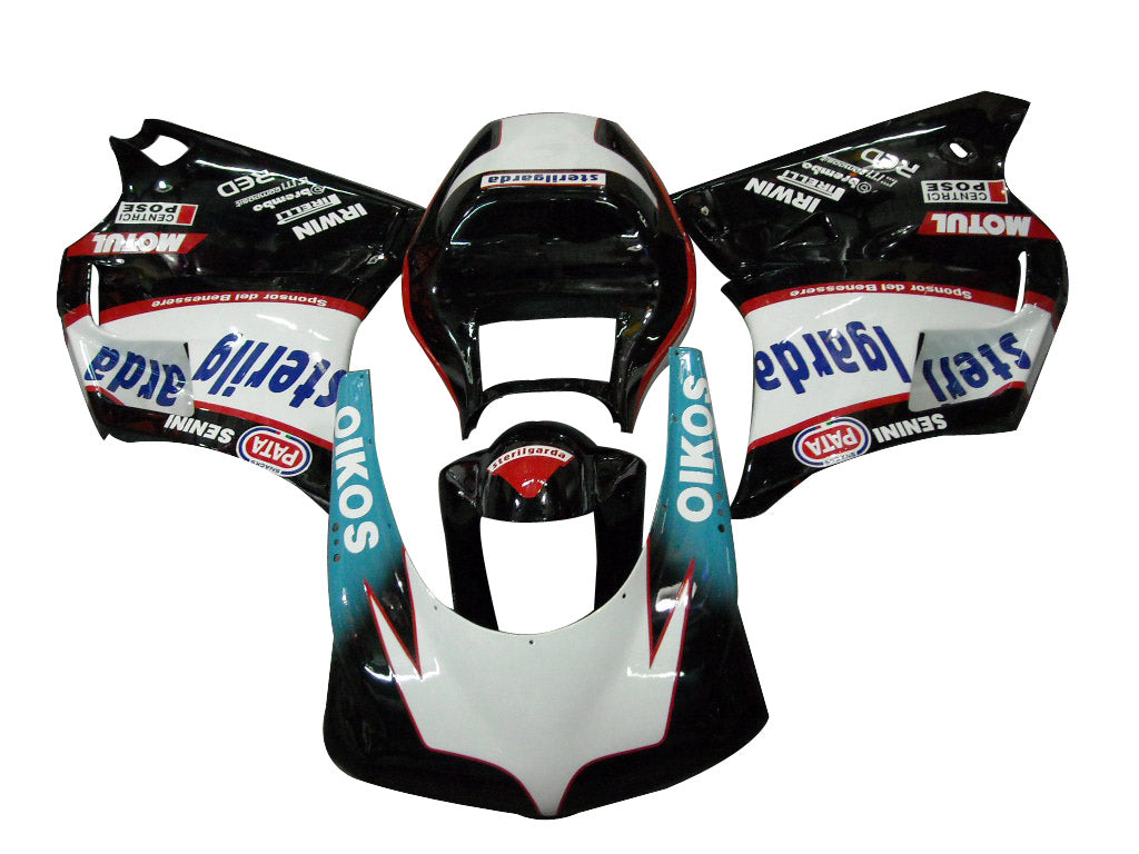 Fairings for 1996-2002 Ducati 996 Black White Sterilgarda  Generic