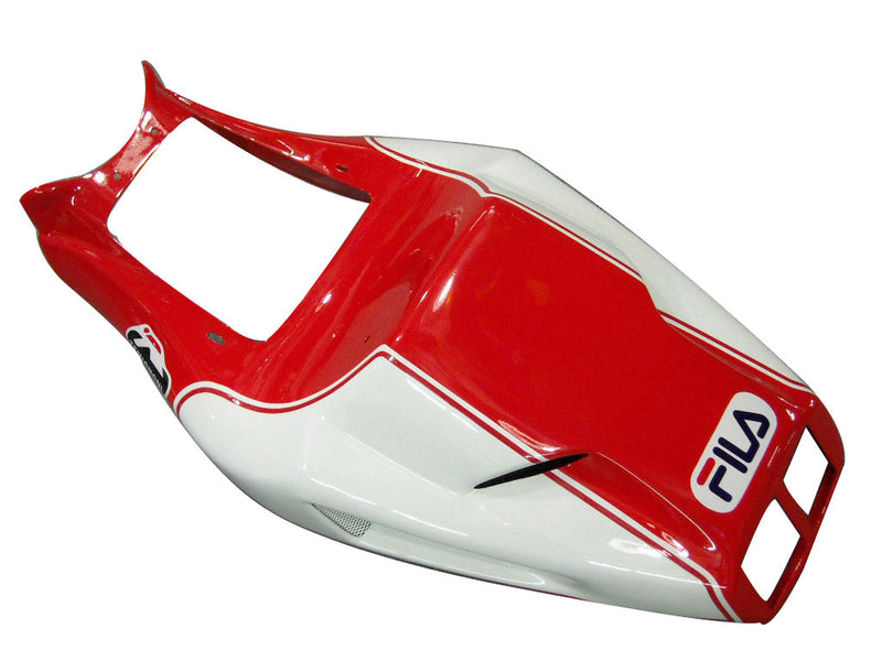 انسيابية لـ 1996-2002 Ducati 996 أحمر أبيض أزرق Fila Generic