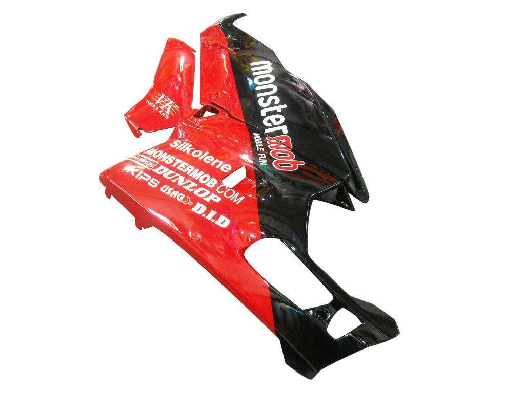 Fairings for 2003-2004 Ducati 999 Red & Black Monster Mob  (Generic