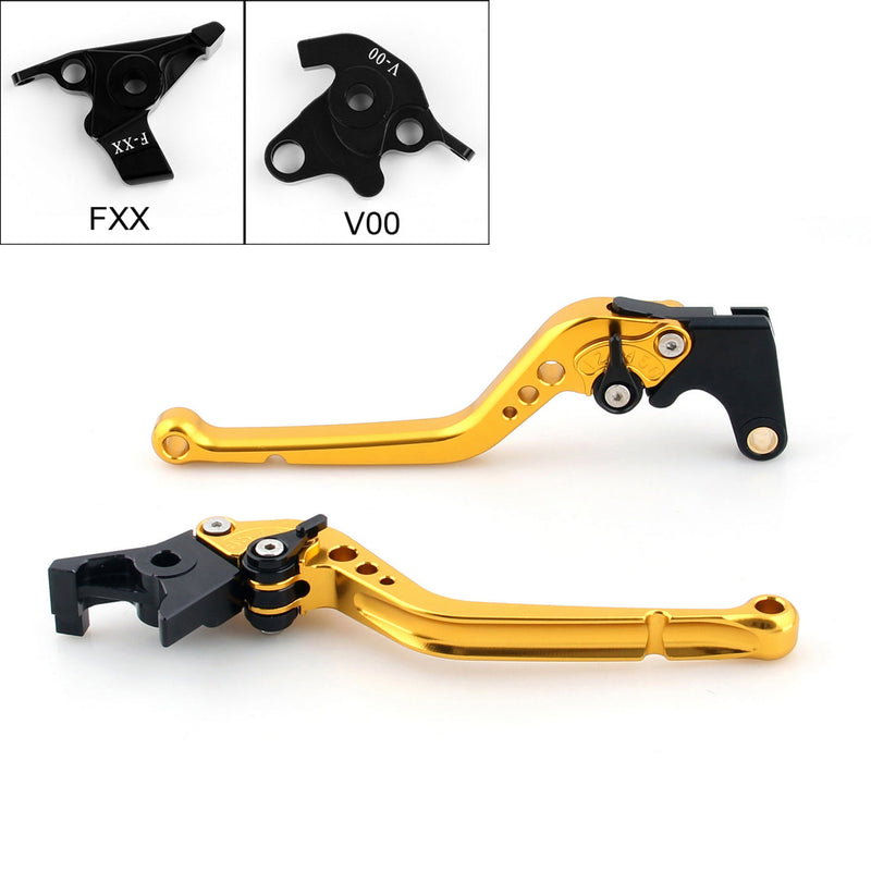 Brake Clutch Levers For Honda VFR800 CBR1100XX/BLACKBIRD ST1300/ST1300A Black Generic