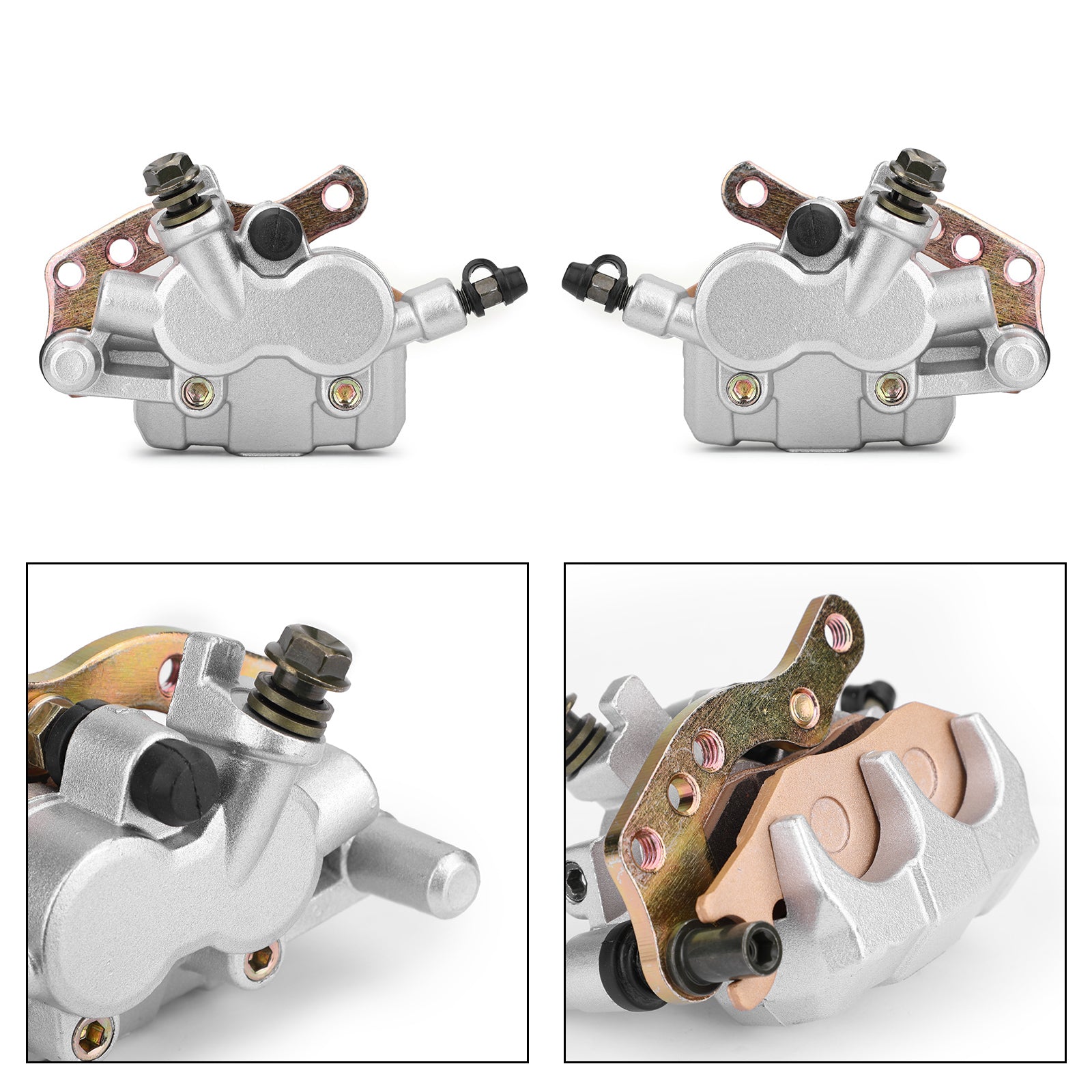 L&R Front Brake Caliper Set 43041-1518 For Kawasaki KLF 300 400 KVF 650 750 Generic