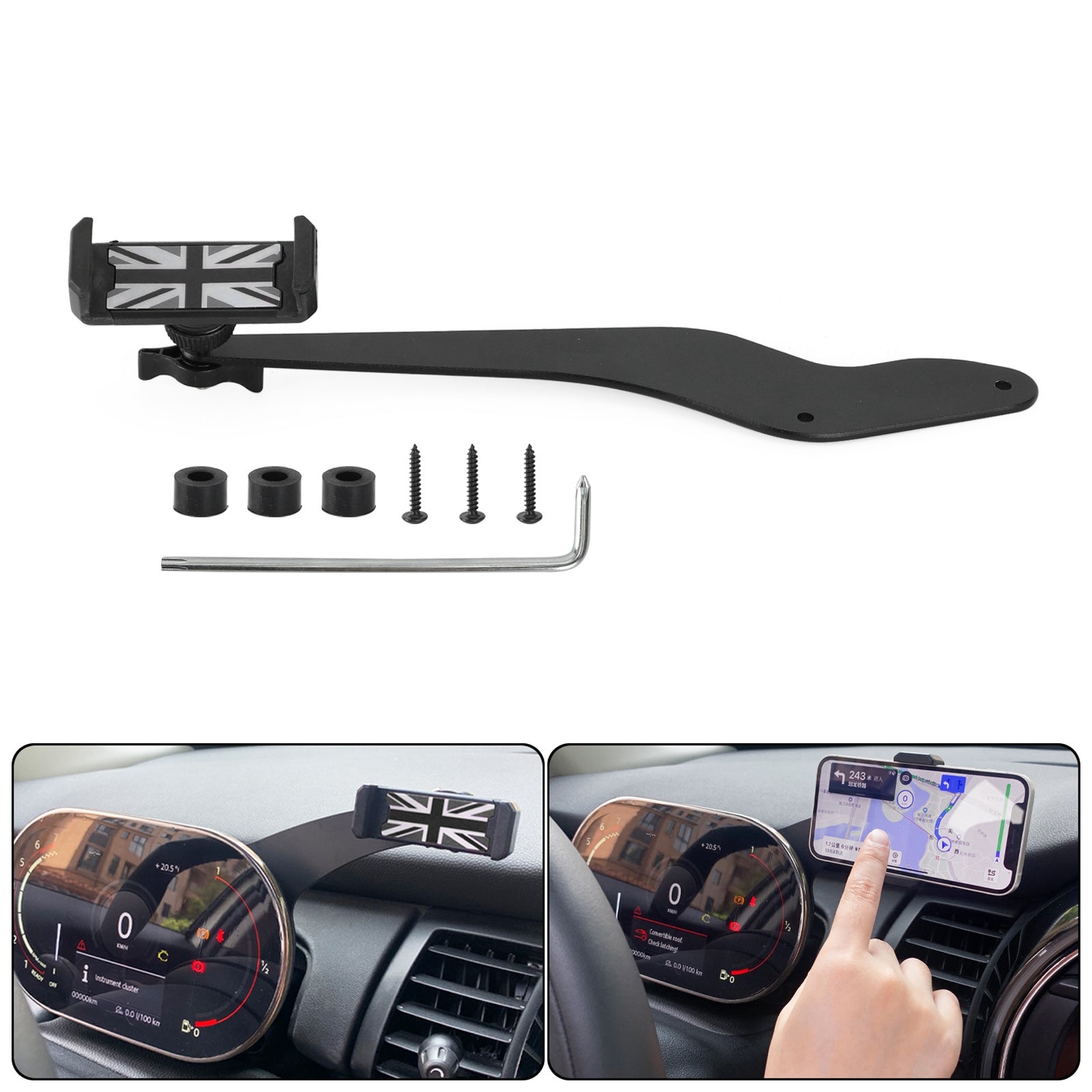 Car Phone Holder Mount For MINI Cooper R50/R52/R53 Generic