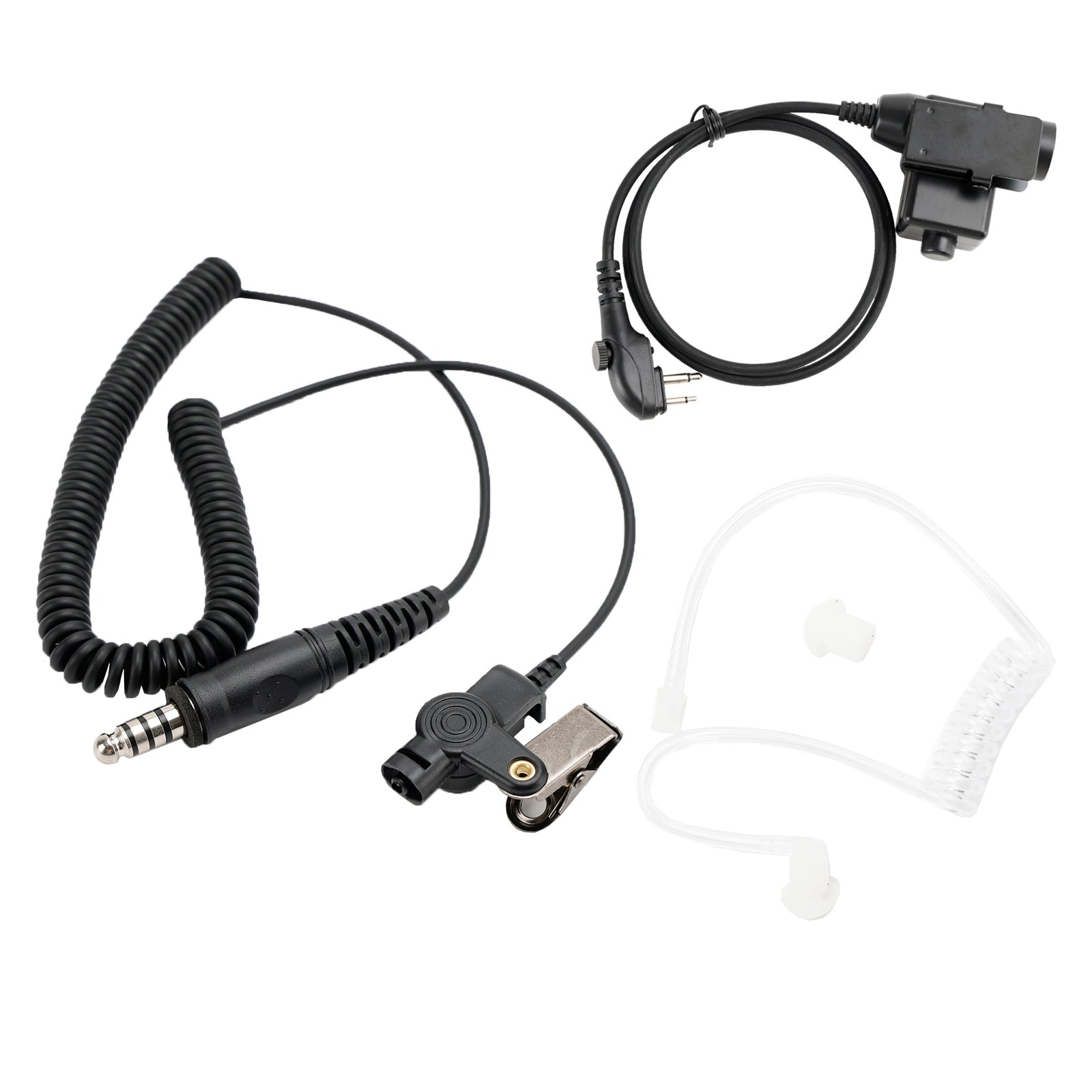 Para Hytera PD415 PD500 PD565 6Pin U94 PTT 7.1-A3 Auriculares de tubo transparente único