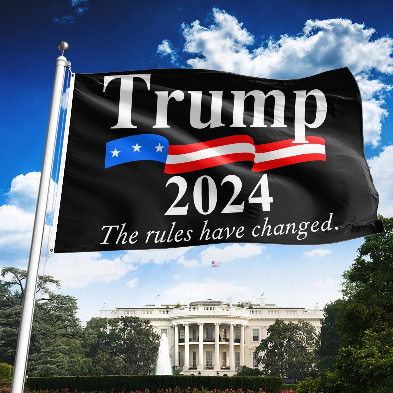 President Donald Trump Flag 2024 Keep Make America Great MAGA 3x5FT Banner