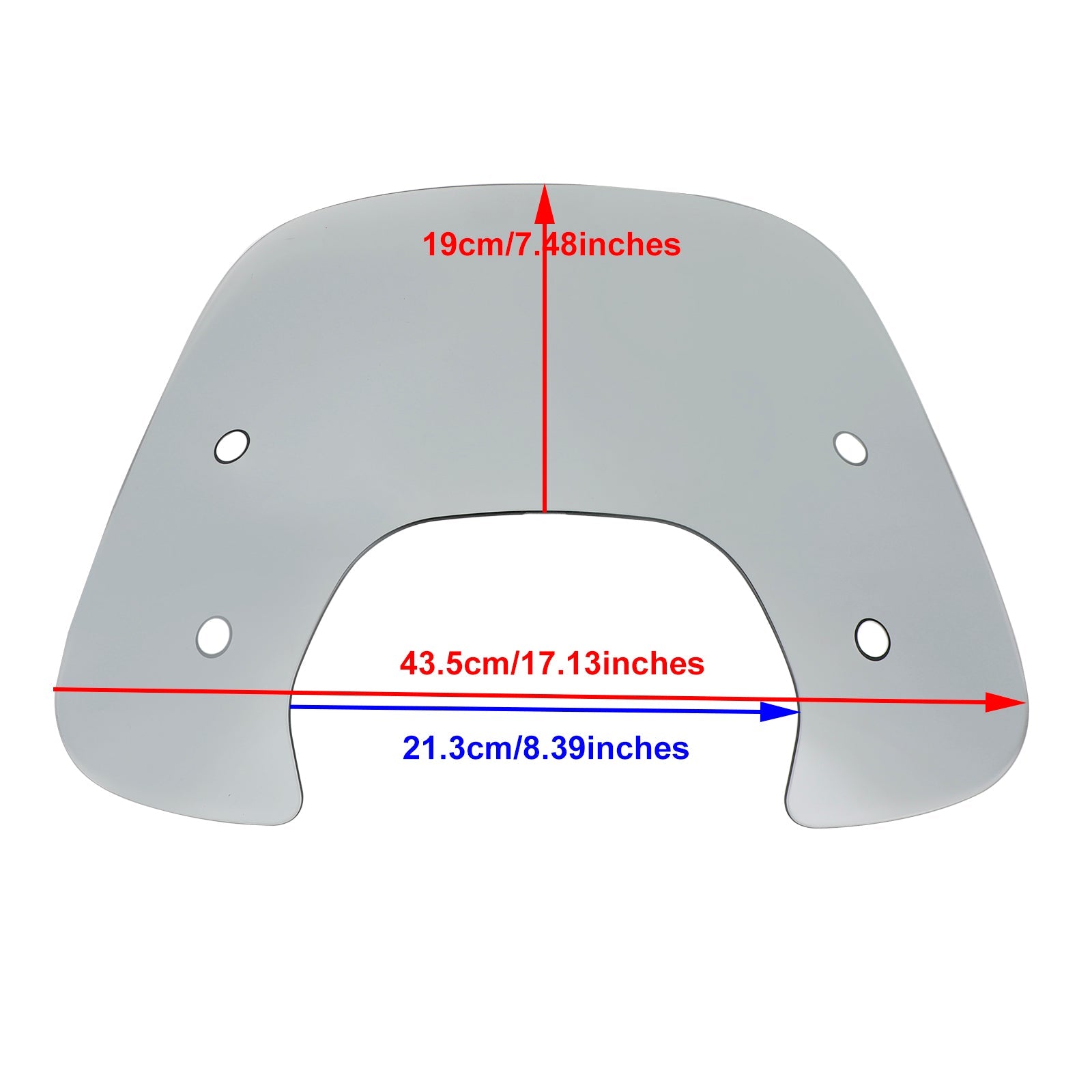 2016-2021 Vespa Sprint 150 ABS Motorcycle Windshield WindScreen