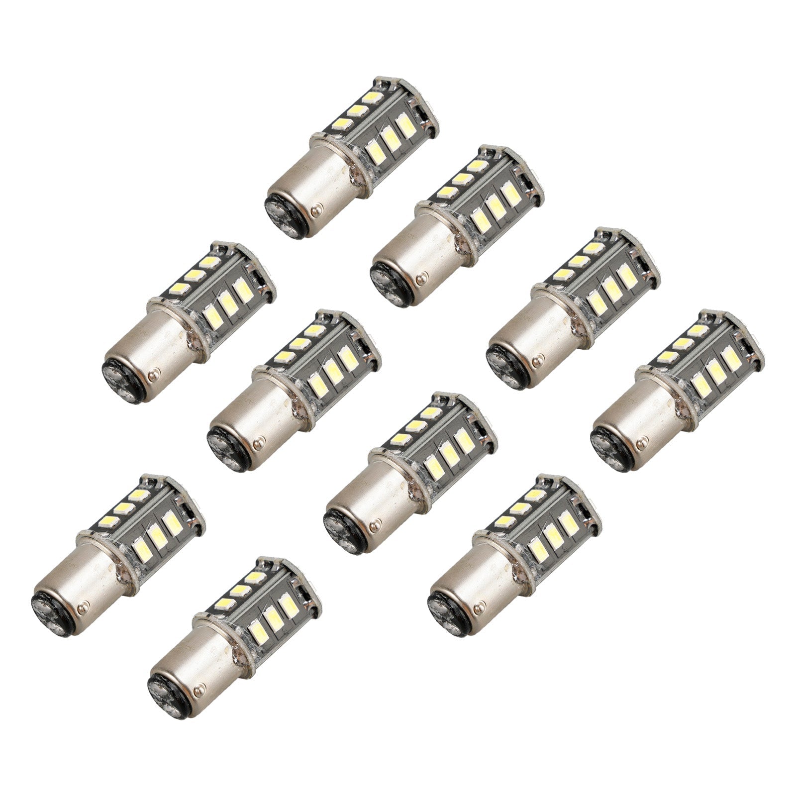 10X For HELLA LED Retrofit 1157W LED P21/5W 12V 3W BAY15D 6000K