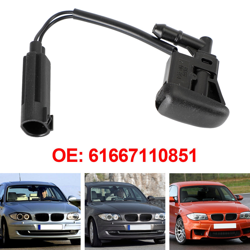 BMW 1 Z4 X5 Series E53 E81 61667110851 Windshield Wiper Nozzle Spray Heated