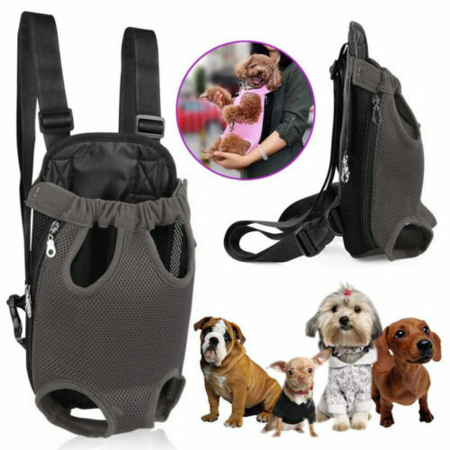 Portable Mesh Pet Dog Carrier Puppy Backpack  Travel Carrying Bag Shoulder Bag