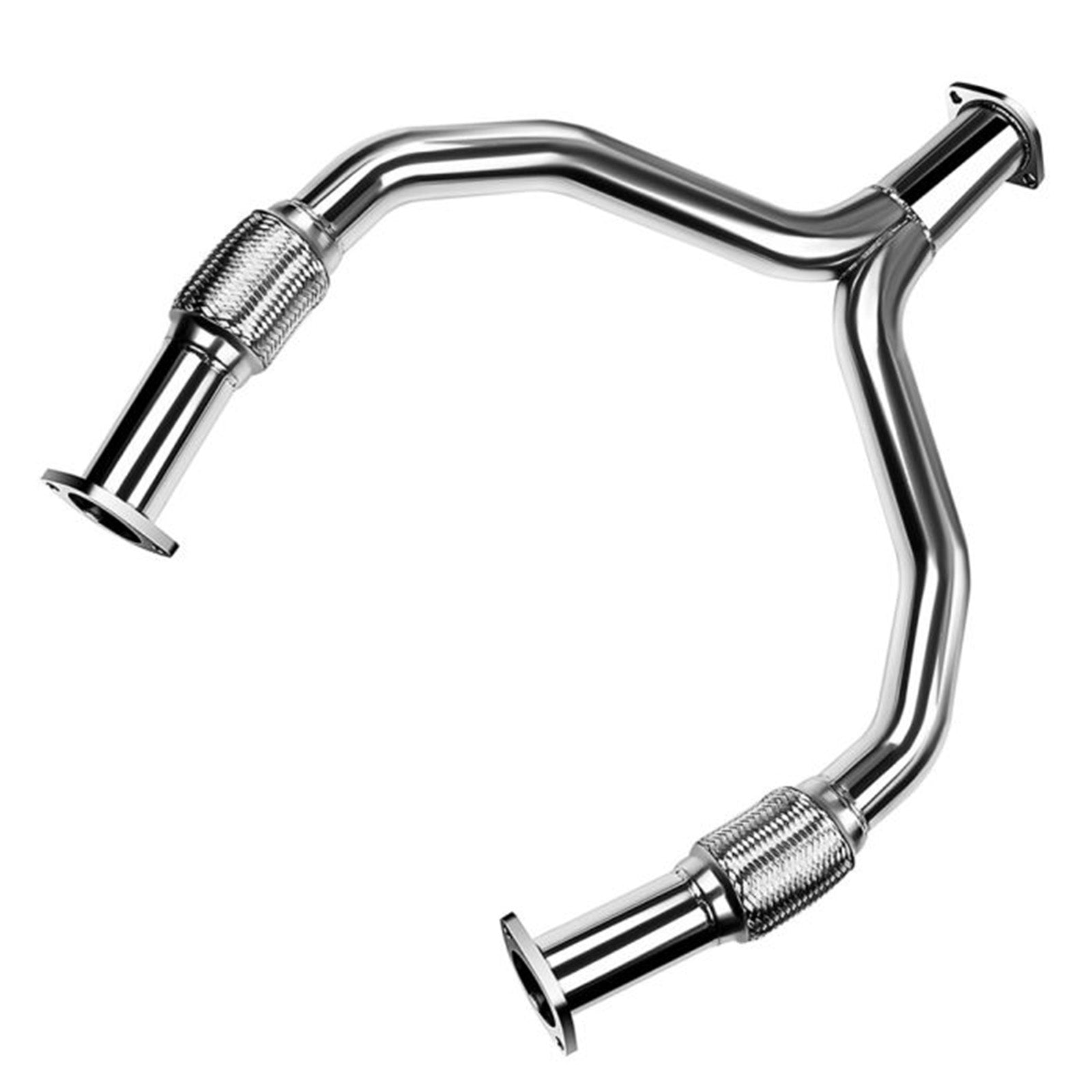 3.7L Stainless Steel Y-Pipe Exhaust Pipe Kit for 08-13 Infiniti G37 09-16 Nissan 370Z