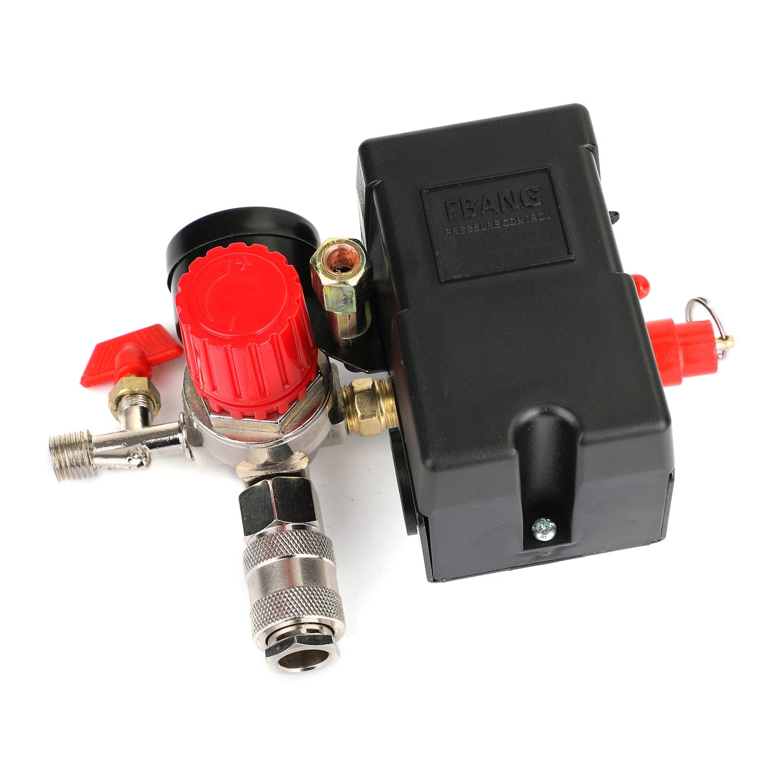 Universal Air Compressor Pressure Control Switch Manifold Regulator Fitting