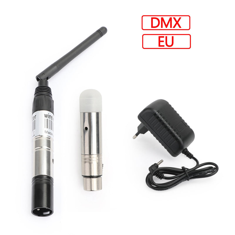 DMX512 استقبال الارسال اللاسلكي DMX تحكم 2.4G مرحلة الإضاءة الاتحاد الأوروبي
