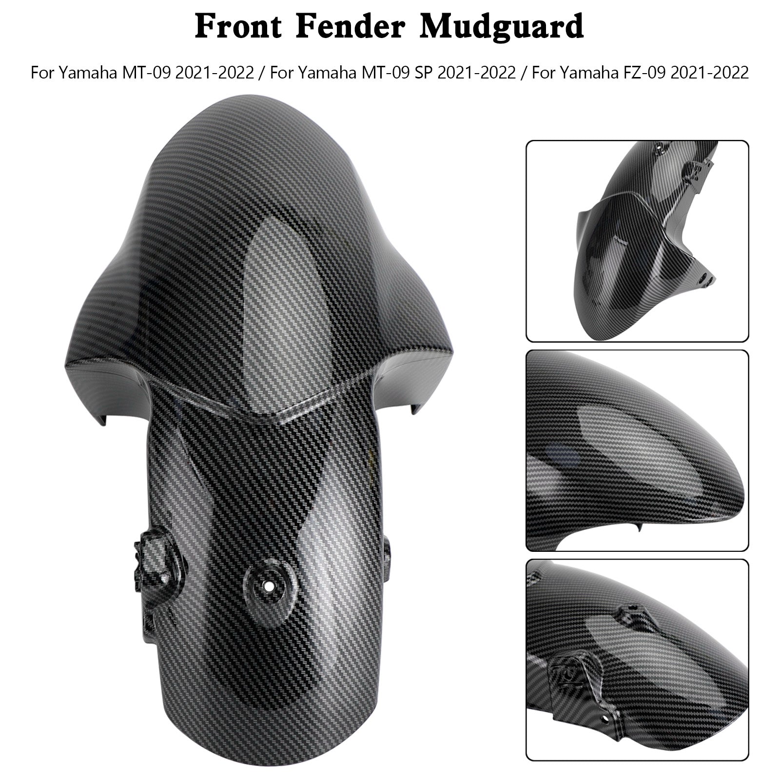 Front Fender Mudguard Fairing For Yamaha MT-09 FZ-09 MT09 SP 2021-2022