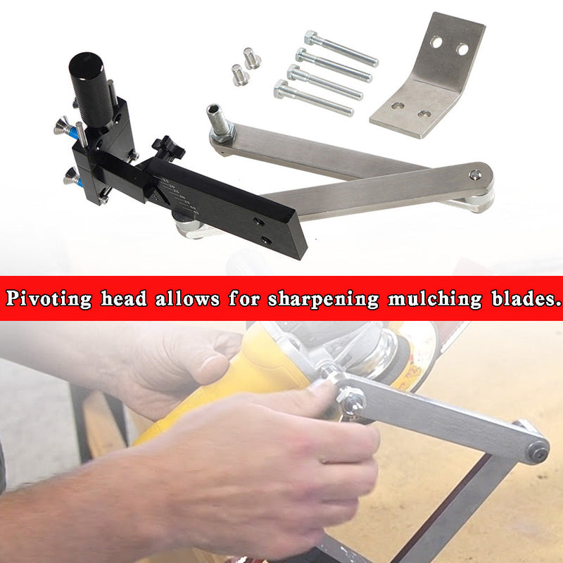 15°-45° Adjustable Lawn Mower Blade Sharpener Tool For Grinding Machine Fedex express