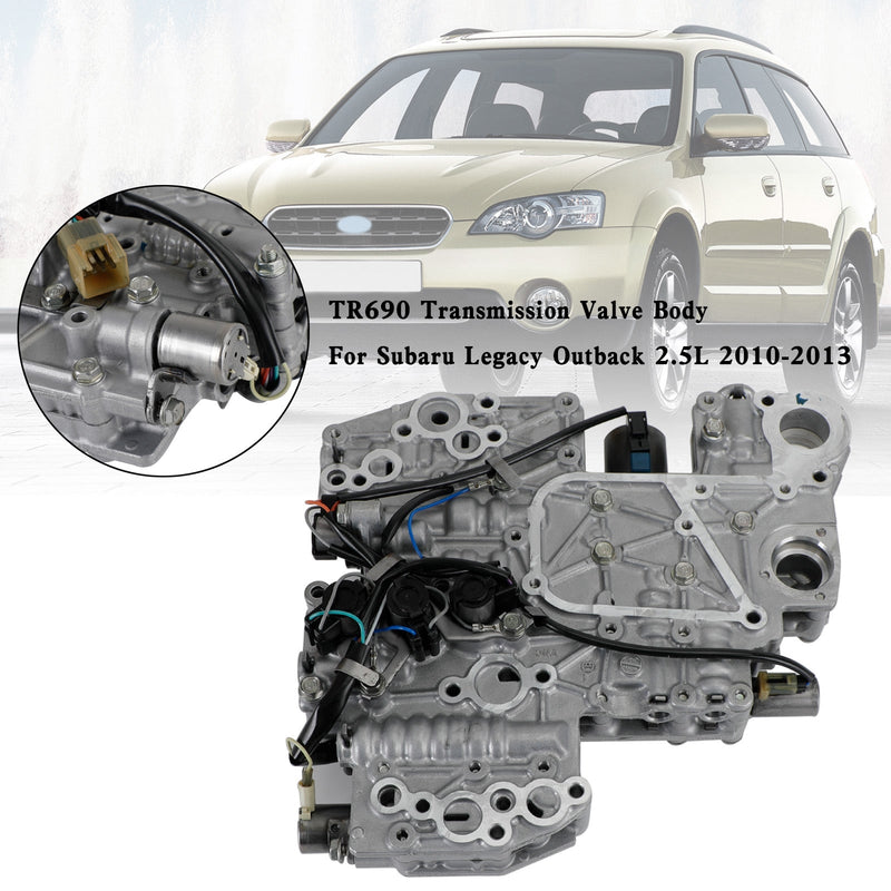 2010-2013 Subaru Outback 2.5L CVT Base/Limited Premium TR690 Cuerpo de válvula de transmisión Genérico