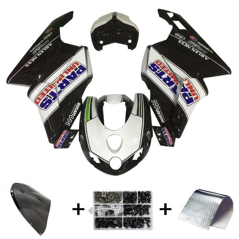 Amotopart Ducati 999 749 2005 2006 Fairing Kit Bodywork ABS