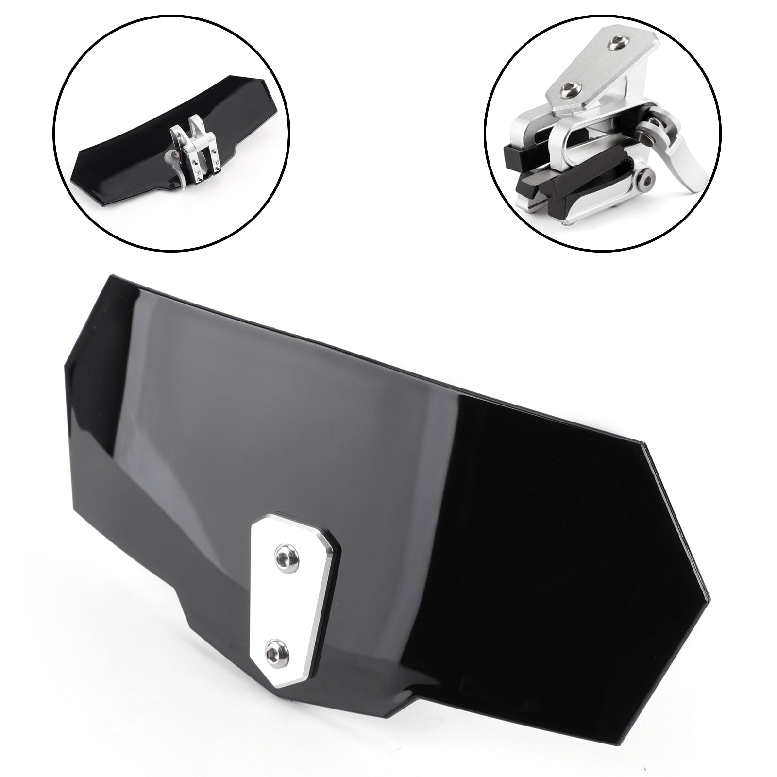 Universal Adjustablendshield Extension Deflector For Honda Yamaha Generic